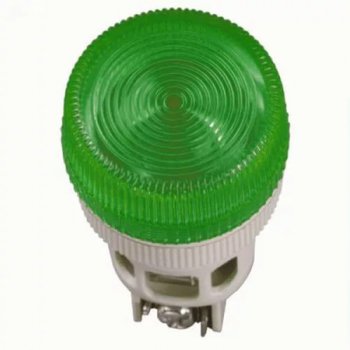 Лампа индикаторная IEK ENR-22 зеленый 220В (10)