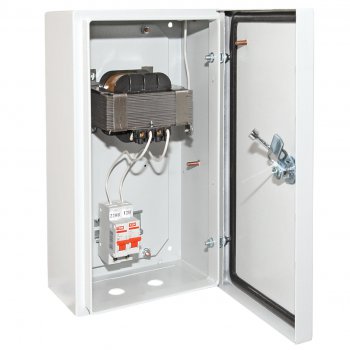 Ящик с понижающим трансформатором TDM-0,25 220/36-2авт. IP54 (1)