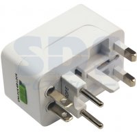 Тревел-адаптер Rexant "Путешественник" 6А (100)