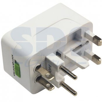 Тревел-адаптер Rexant "Путешественник" 6А (100)