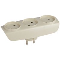 Тройник Эра 16A б/з бежевый (10/60)