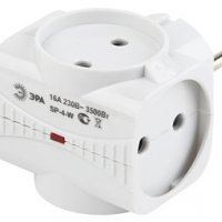 Четверник Эра 6/10A б/з белый (5/60)