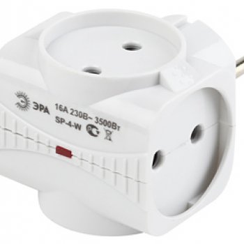 Четверник Эра 6/10A б/з белый (5/60)