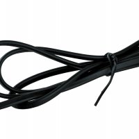 Шнур с вилкой Volsten S-LRB 1,5м плоская черный б/з ШВВП 2*0,75 (50)