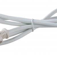 Шнур с вилкой Volsten S-LR2A 1,5м прямая белый с/з ПВС 3*1 (50)