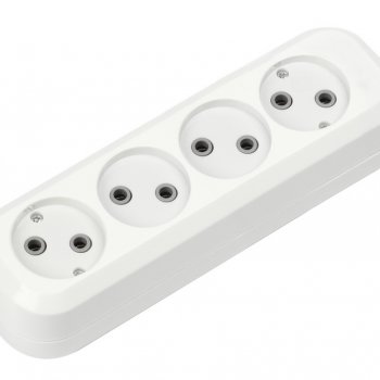 Колодка Smartbuy 4гн без заземления 10А (100)