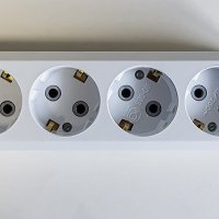 Колодка Пересвет 4гн с заземлением 10А (50)