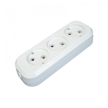 Колодка Универсал 3гн без заземления 10А (100)