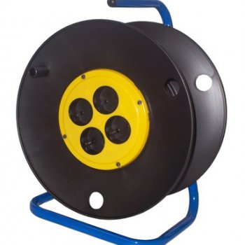 Катушка удлинителя D300мм 4 гнезда с/з пластик (1)