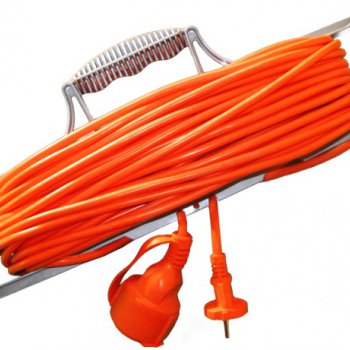 Удлинитель-рамка 1гнездо 30м без заземления ПВС 2200Вт 2x1мм² Универсал УШ-10 (10)