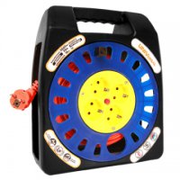 Удлинитель-рулетка 4гнезда 20м с заземлением ПВС 3500Вт 3x1.5мм² Универсал У16-012 (4)