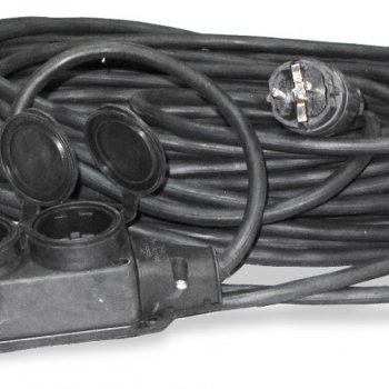 Удлинитель 3гнезда  5м с заземлением КГ 3700Вт 3x1.5мм² IP44 Союз (15)