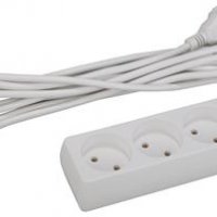 Удлинитель 3гнезда 3м без заземления 1300Вт Эра (20)