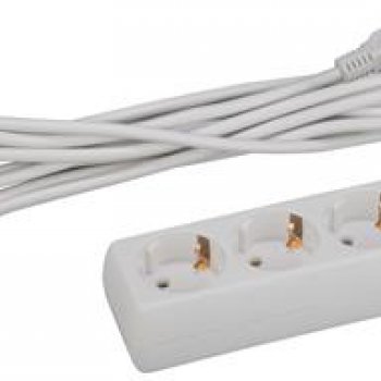 Удлинитель 3гнезда  3м с заземлением ПВС 3500Вт 3x1мм² Эра (20)