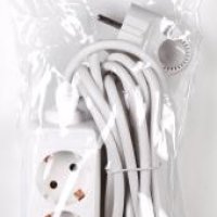 Удлинитель 3гнезда  5м с заземлением ПВС 2200Вт 3x0.75мм² Эра (20)