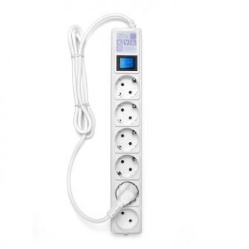 Сетевой фильтр Power Cube 6гнёзд 1.9м 16А белый (24)