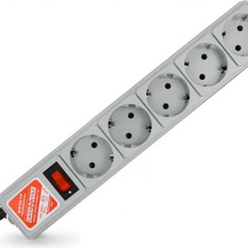Сетевой фильтр Power Cube B 5гнёзд 3м 2200Вт серый (27)