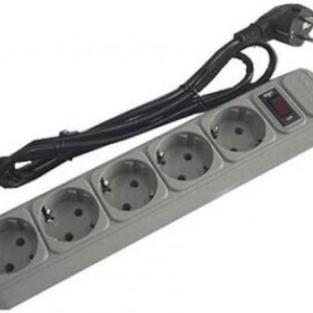 Сетевой фильтр Power Cube B 5гнёзд 5м 2200Вт серый (27)