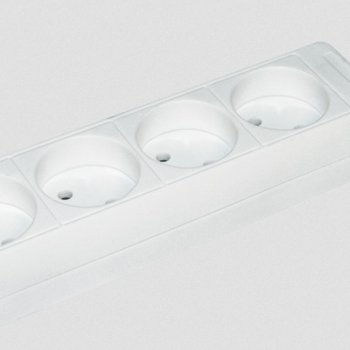 Удлинитель 4гнезда 1.5м без заземления ПВС 2х0.75мм² IEK У4 (14)