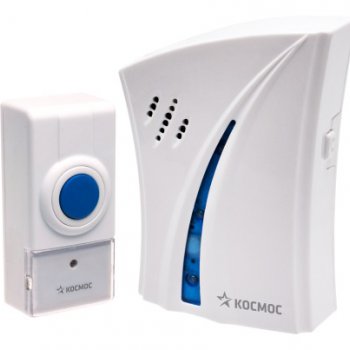 Звонок беспроводной Космос AG 510B 1x23A 2xR6 16мелодий 150м (60)