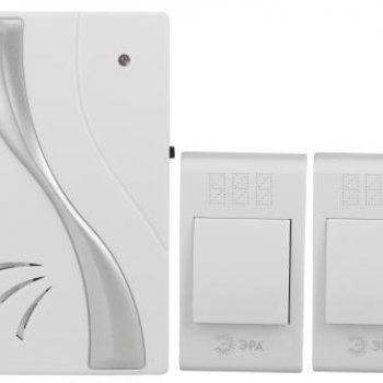 Звонок беспроводной Эра Twin-B 2xR3 2кнопки 32мелодии 80м (10)