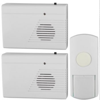 Звонок беспроводной Эра С27-2 2хАА 2базы 25мелодий 100м (10)