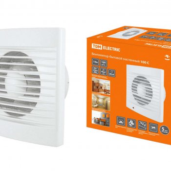 Вентилятор TDM настенный 100С (10)