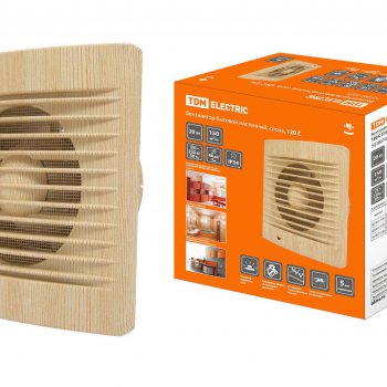 Вентилятор TDM настенный 120С сосна (10)