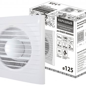 Вентилятор TDM настенный 125 Народный (6)