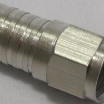 Разъем F (гайка) на RG6 с уплотнителем Proconnect (100)