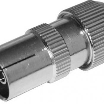 Гнездо TV метал. без пайки (орех) FD-2420 Rexant (100)