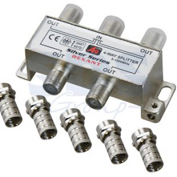 Делитель Rexant Silver 4TV 5-1000Mhz (10)