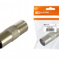 Переходник TDM гн F - шт TV (медь) инд. упак.(100)