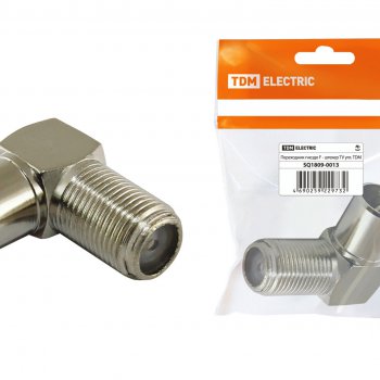 Переходник TDM гн F - шт TV угловой (1/100)