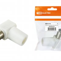 Штекер TDM TV угловой без пайки инд.упак. (100)