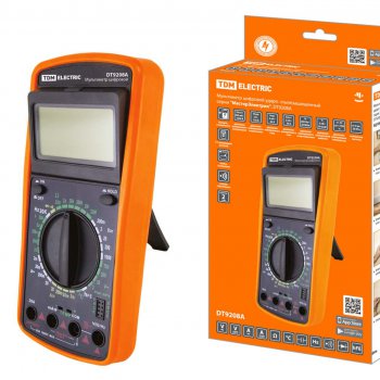 Мультиметр TDM DT9208A ударозащитные (20)