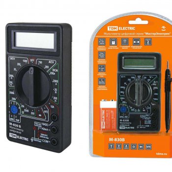 Мультиметр TDM M830B (10)