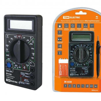 Мультиметр TDM M838 (прозвонка, температура) (10)