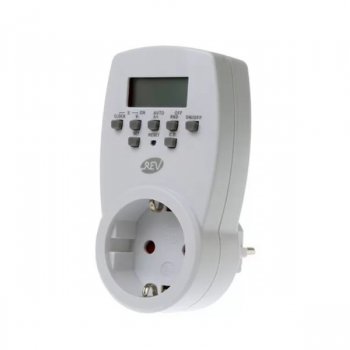 Розетка-таймер Rexant RX-31 (неделя, LCD, 3500Вт) (48)