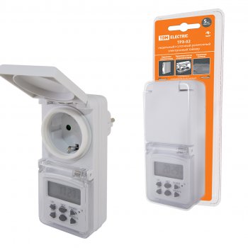 Таймер TDM ТРЭ-02 (неделя, LCD, 1750Вт,IP44) (12)