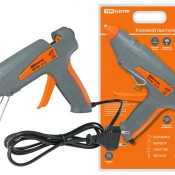 Пистолет клеевой  40Вт 11мм TDM (50)