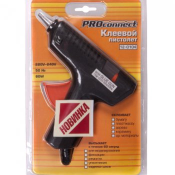 Пистолет клеевой  60Вт 11мм Proconnect (36)