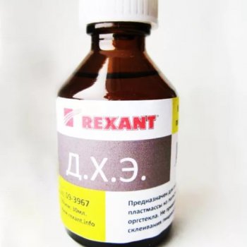 Клей Rexant Дихлорэтан 30мл для пластмассы (10)