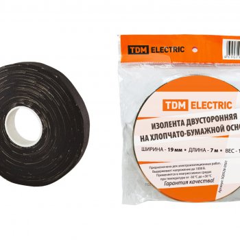 Изолента  ХБ TDM 19мм 100гр (100)