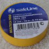 Изолента Safeline 15мм х 10м желтый (10/250)