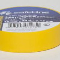Изолента Safeline 19мм х 20м желтый (10/200)