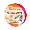 Изолента TDM 15мм х 10м красный (10/350)