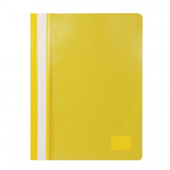 Папка-скоросшиватель А4 100/120мкм STAFF желтый (5/25)