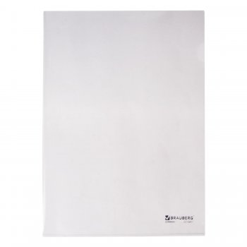 Папка-уголок Brauberg  А4 жесткая прозрачная 0,15 мм (1/60)