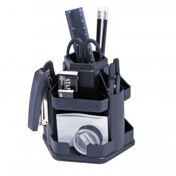 Канцелярский набор Staff "Офисный" 14 предметов, вращающаяся конструкция (1/24)